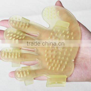 CY109 Wholesale Dog Bath Gloves Pet Massage Brush Pet Grooming Brush photo-5
