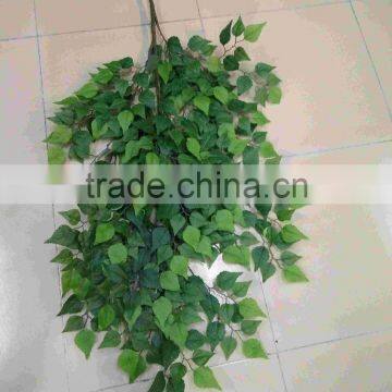 Guangzhou shengjie Artificial giant hanging decorative apple tree leave/apple tree brahces for tree making