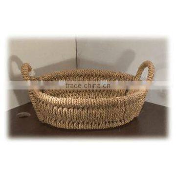 Decorative Hand Weave Seagrass Basket Set photo-4