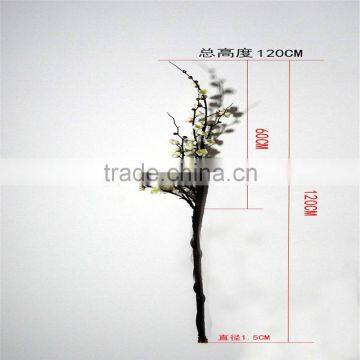 SJ20170019 artificial plum flower branch silk fake plum flower branch decoration