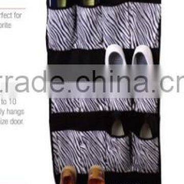 20 case shoe organizer in stripe deisgn