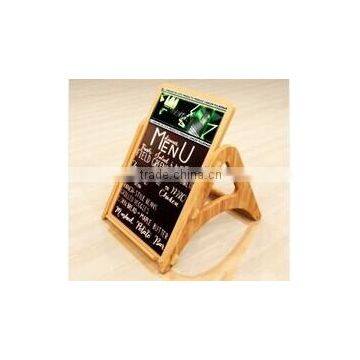 Wooden Menu Holder Holder A4 A5 Menus With Acrylic Pocket to Hold Insert photo-3