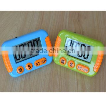 2017 wholesale colorful rectangular digital kitchen timer