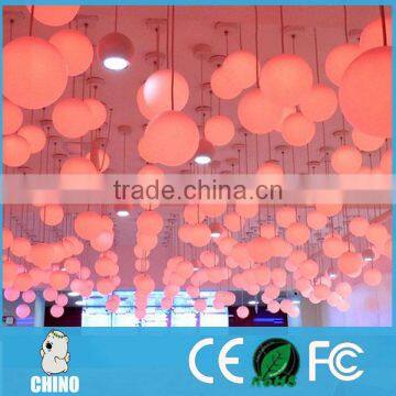 Factory direct sale widely use led hanging ball with 16colors changing