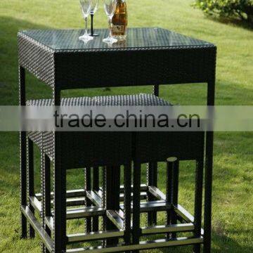 outdoor bar table set