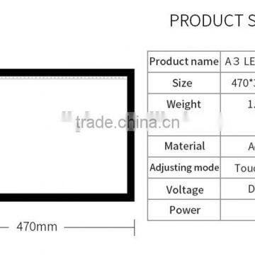 A3 and A4 Ultra Slim LED Drawing Light Box A4 LED Copy Board Tracing Light Pad For School photo-6