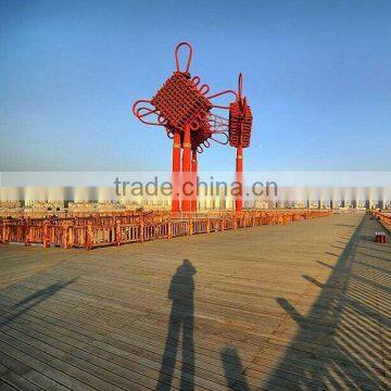 Large Outdoor Sculptures Metal Craft Chinese Stainless Steel Sculpture photo-2