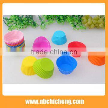 Silicone Baking Cup Muffin Cupcake Mold Muffin Cups Cake Baking Molds photo-3