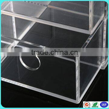 Factory Directly Sale Lower Sample Cost High Transparent Acrylic Cosmetic Boxes photo-5