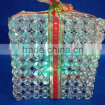 Dongguan Hot Sale Iron Box Acrylic With Outdoor Led Christmas Gift Box photo-3