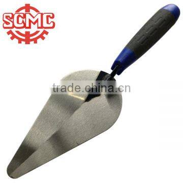 rubber plastic handle carbon steel blade bricklaying trowel