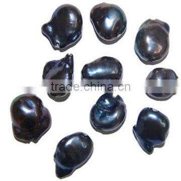 cheap 12-13mm black baroque freshwater pearls