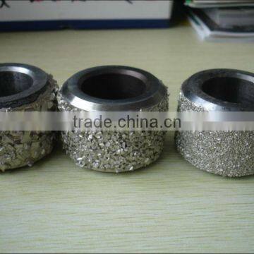 Vacuum brazed diamond abrasive drum wheels for tile