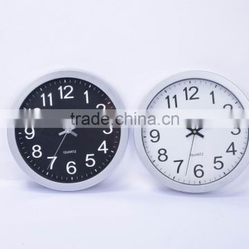 11" Beautiful style and good quality cheap price simple customized advertising plastic wall clock