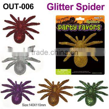 Colorful Glitter Spider Toys for Kids