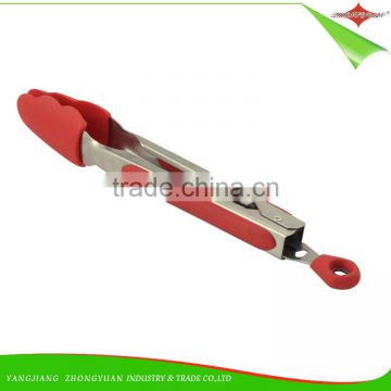 ZY-H2031 Stainless Steel BBQ Tongs Silicone Tongs Kitchen Tongs