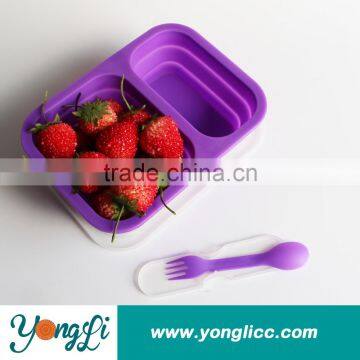 Best Selling Eco-Friendly Silicone Folding Lunch Box