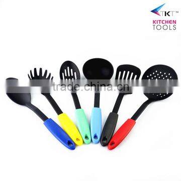 food grade colorful nylon kitchne utensil with pp handle