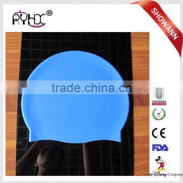 High Quality Custom Soft Silicone Swimming Cap Swimming Pool Hat Wholesale photo-5