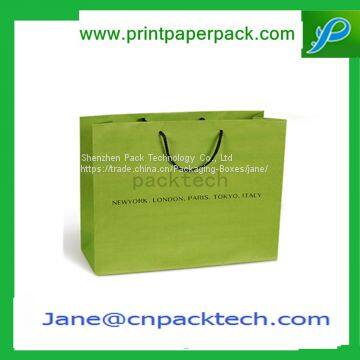 Customized Printing Paper Gift Bag Carrier Handbags Shopping Bag photo-2