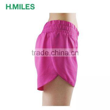 Sexy Sport Wear Comfortable Polyester Elastane Loose Running Yoga Shorts Women photo-2