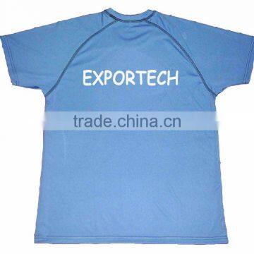 Plain 100% Polyester Unisex T-shirt