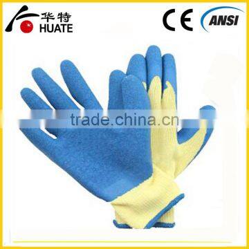 13G Polyester Green Latex Coating Tough Gardening Gloves photo-2