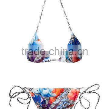 Ladies Fashion Halter Bikini Set photo-4