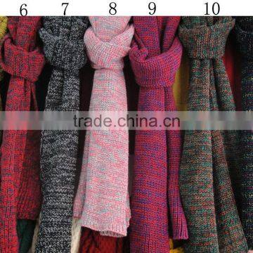 Fashion winter knitted acrylic fantastic 100%acrylic designer scarf