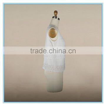 Fashion White Lace Camisole Sexy Sleeveless Tube Top Photos For Ladies photo-2