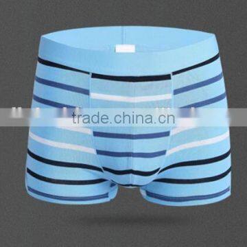 wholesale multi-color stripe mens sex boxer shorts