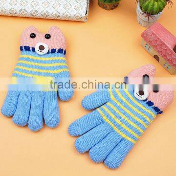 TC13009 2016 New Arrival Children Winter Gloves With Fingers Wholesale Winter Warm Kids Gloves photo-2