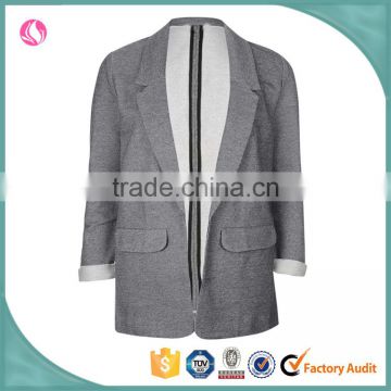 Latest design lady blazer boy friend jacket women