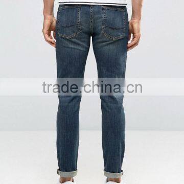 Cheap Wholesale Denim Jeans Dirty Wash Jeans Trousers Men Manufacturer photo-2