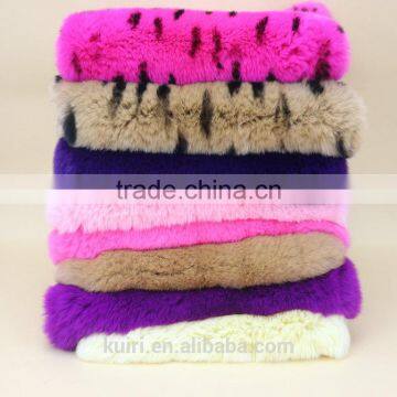 100% Real Dye Rex Rabbit Skin / Rex Rabbit Fur Skin Pelt For Clothes tp14