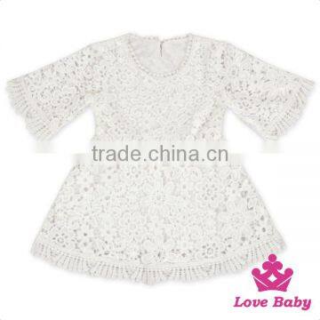 Latest Design Baby Lace Dress Children Cutting New Style Suitable Frock Design For Kids Girl photo-6