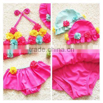 S31347W Fashionable Beach Wholesale Children Modeling Swimwear photo-4