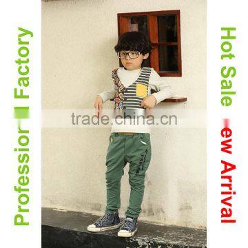 False two piece modern baby clothes for boys