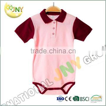 High quality plain 100% cotton baby onesie and bodysuits