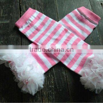 Pink White Baby Leggings Baby Leg Warmer Legwarmer Legwarmers Leg Warmers