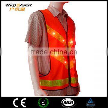 Wholesale Safety Clothing Mesh Safety Vest/Yellow Safety Vest With Pockets photo-2