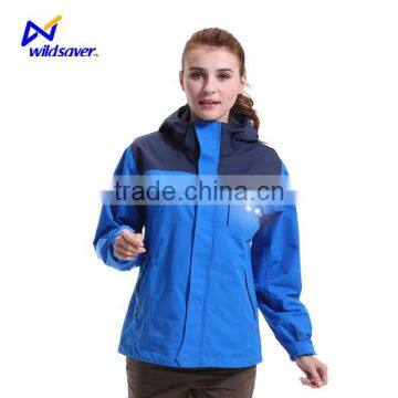 LED glow security waterproof winter nylon ladies safety jacket