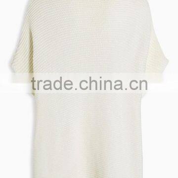 Lastest Design Cable Sweater Knitted Top For Ladies photo-2