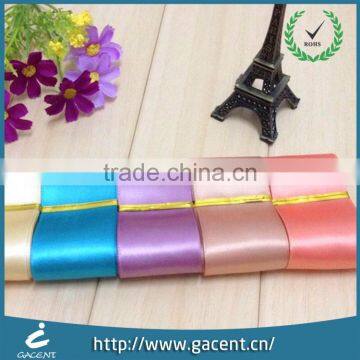 High quality solid color double face satin ribbon roll in bulk