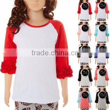 Factory Wholesale Icing Ruffle Shirt photo-4