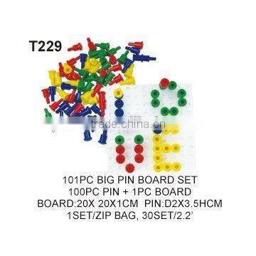 Plastic Connecting Educational Small Pegs And Peg Board Game photo-2