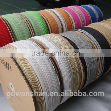 Dongguan Manufacturer Colorful Dyed Hardcover Book Binding Textile Fabric Headband Material photo-6
