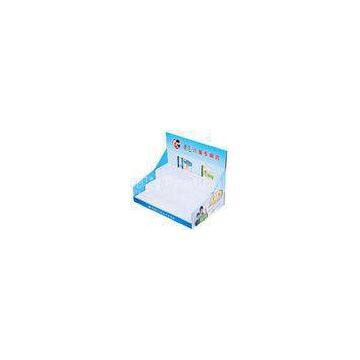 200G Craft paper POP Cardboard Display Counter For Ball Pens , UV Coating