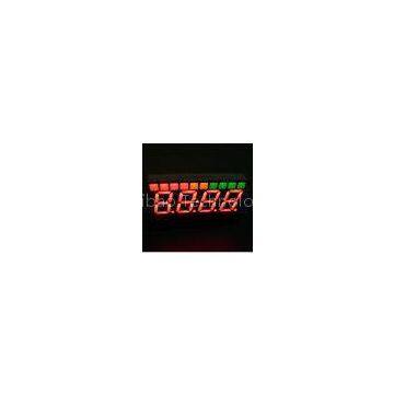 OEM 4 Digit 7 Segment Led Display for Temperature indicator Red / Yellow / Green