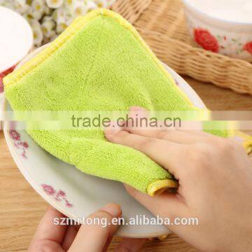 China suppliers custom design super absorbent house cleaning microfiber towel